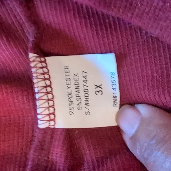 Fashion Nova| Maroon Red Long Sleeve Midi Button Up Dress With Button Detailing - Picture 14 of 15